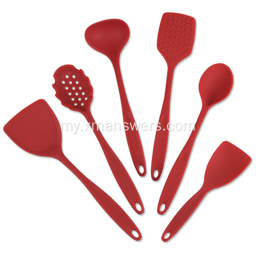 မုန့်အတွက် မီးဖိုချောင်သုံးပစ္စည်းများ ဓားပုံသဏ္ဍာန် ဆီလီကွန် spatula